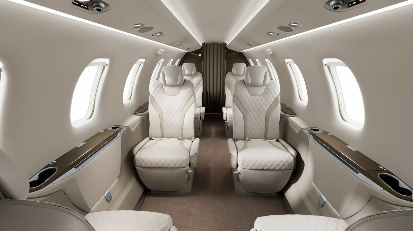 Mid Size Jet – cabin